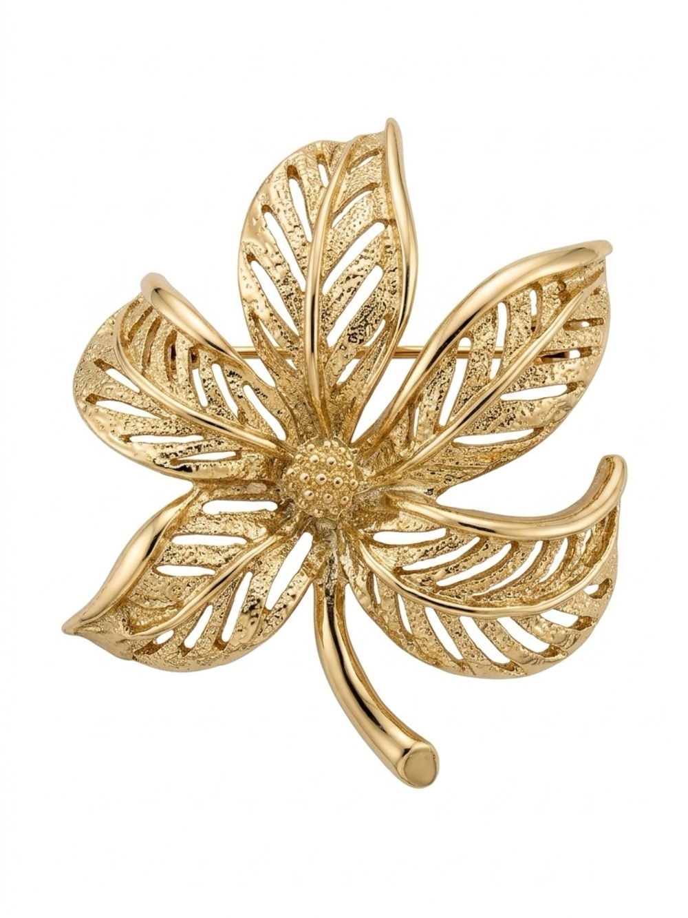 Sarah Coventry vintage Floral Leaf Brooch - Women's Accessories